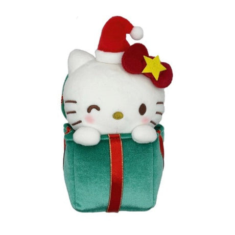 [HELLO KITTY / PRESENT] "Sanrio Christmas" Plush Keychain