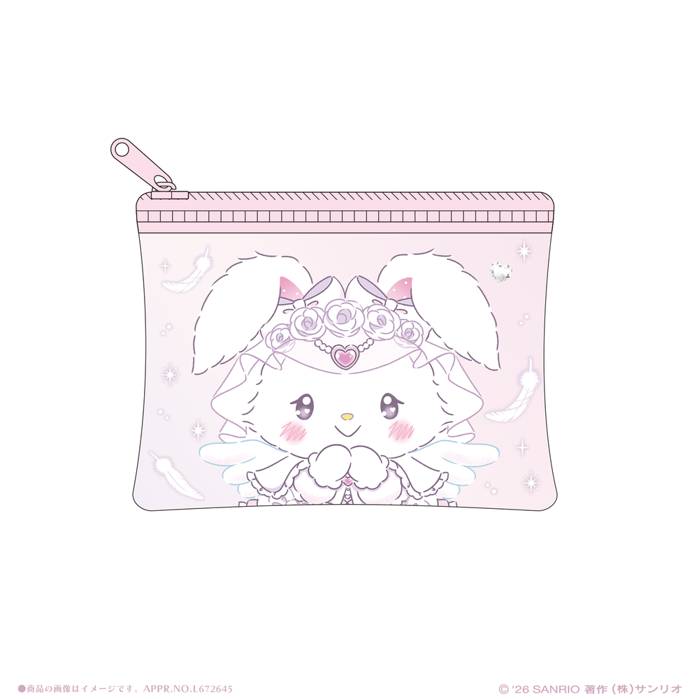 [WISH ME MELL] "Sanrio x LAFARY Tokimeki Senshi Lumina" Mini Clear Pouch