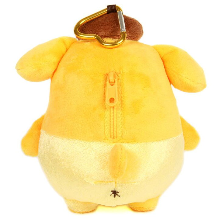 [POMPOMPURIN] "Sanrio Suntan" Pouch Plush Keychain