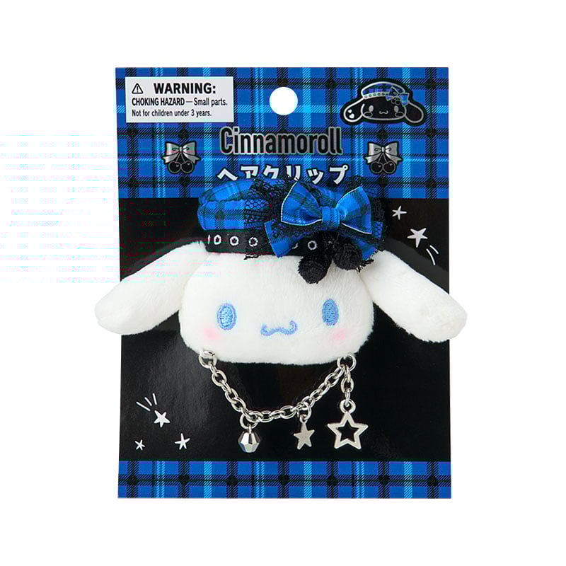 [CINNAMOROLL] "Sweet Rock 'n' Check" Hair Clip