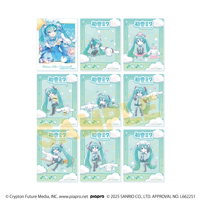 [A VER / ACRYLIC CARD] "Hatsune Miku x Cinnamoroll" Blind Bag