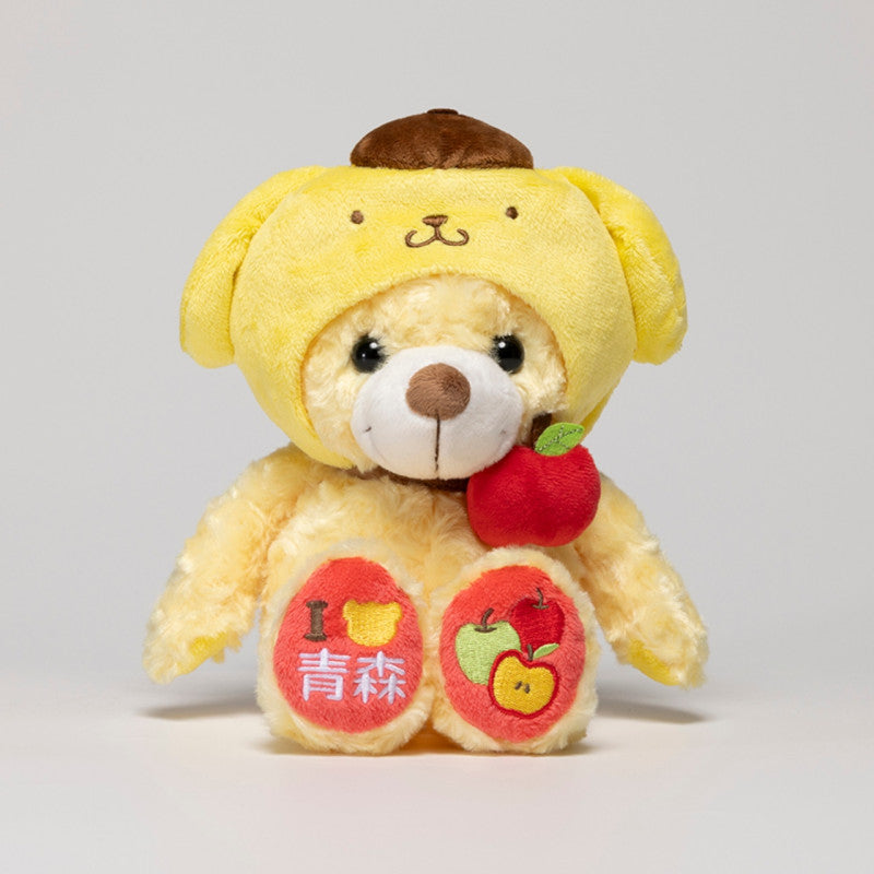 [POMPOMPURIN] LIMITED "Gotouchi Bear x Sanrio Aomori" Plush