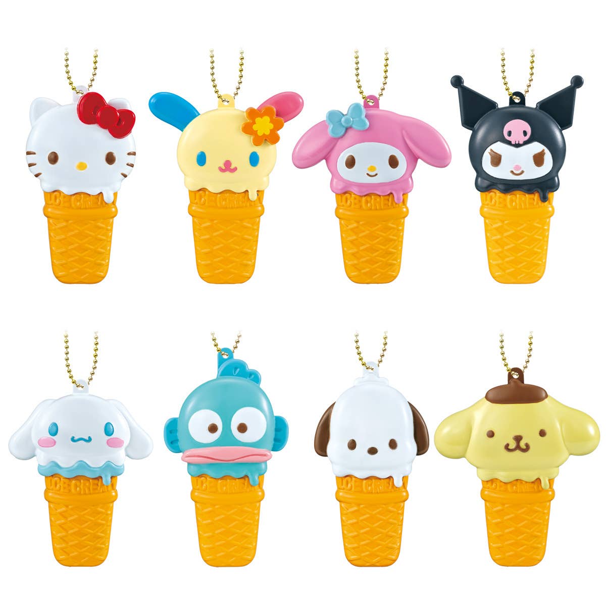 "Sanrio Ice Cream" Case Keychain