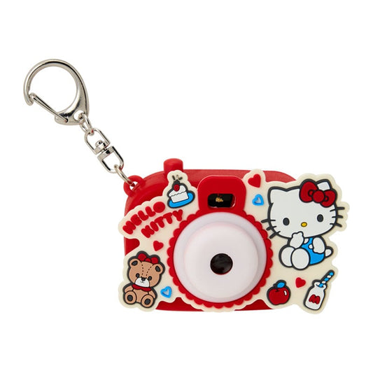 [HELLO KITTY] "Sanrio Miniature Toy" Camera Shaped Light Scope Keychain