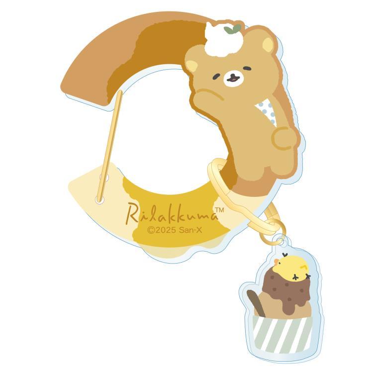 [RILAKKUMA & KIIROITORI]  "Rilakkuma" Acrylic Carabiner