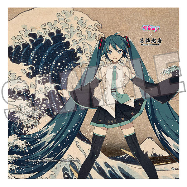 [THE GREAT WAVE OF KANAGAWA] "Hatsune Miku x Hokusai Katsushika iXima" Hand Towel