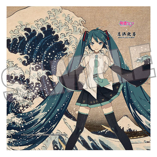[THE GREAT WAVE OF KANAGAWA] "Hatsune Miku x Hokusai Katsushika iXima" Hand Towel