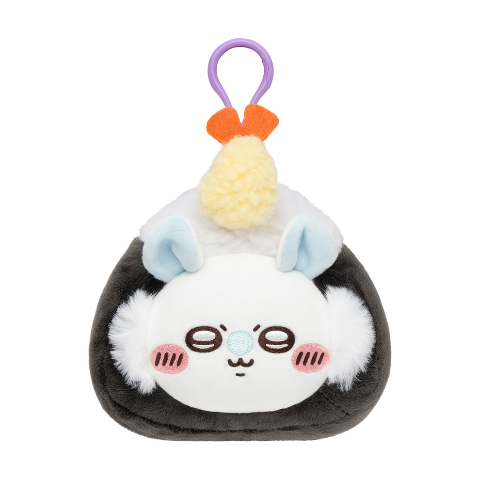 [MOMONGA] "Chiikawa Mogumogu Honpo Onigiri" Plush Keychain