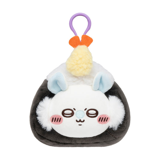 [MOMONGA] "Chiikawa Mogumogu Honpo Onigiri" Plush Keychain