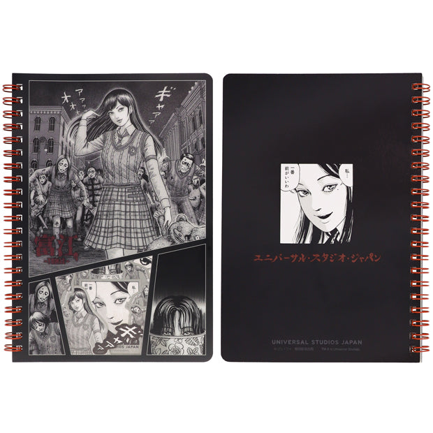 "USJ Junji Ito Tomie Halloween Horror Nights" Notebook with Stickers