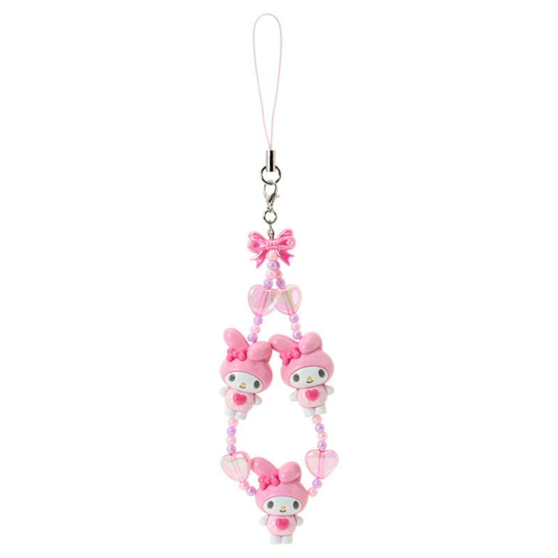 [MY MELODY] "Sanrio Tokimeki Pop Beads" Strap
