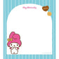 [MY MELODY] "Sanrio Oyatsu Snack Party" Memo Pad