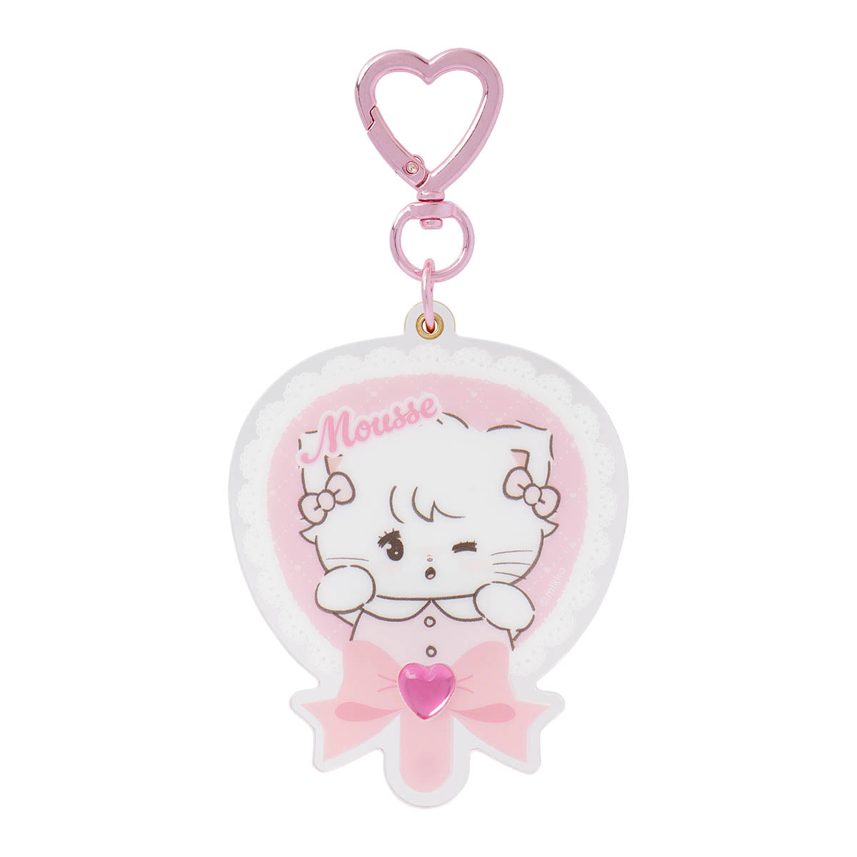 [MOUSSE] "Mikko Illustrations" Fan Slide Photo Keychain