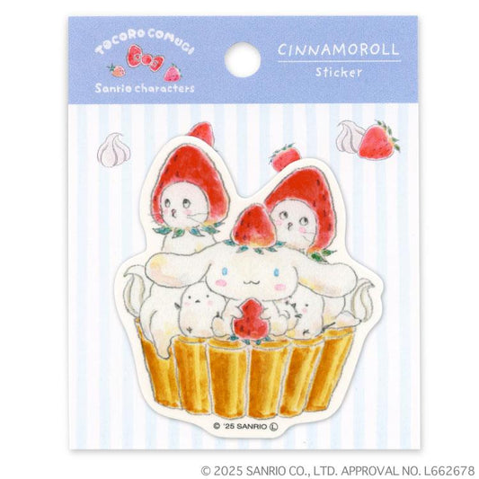 [CINNAMOROLL] "Tocoro Comugi x Sanrio" Sticker