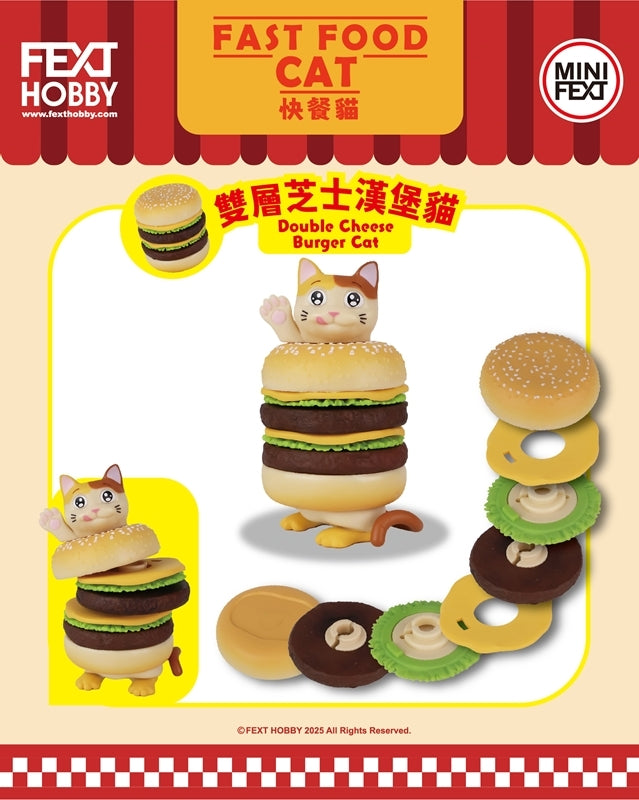 "FEXT HOBBY Mini Fast Food Cat" Figure Blind Box