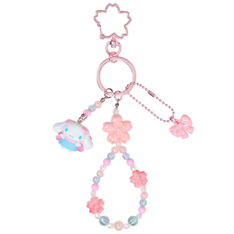 [CINNAMOROLL] "Sanrio Sakura 2026" Bead Keychain