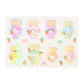 "Sanrio Fukkura Ears Rabbit Club" Sticker Set