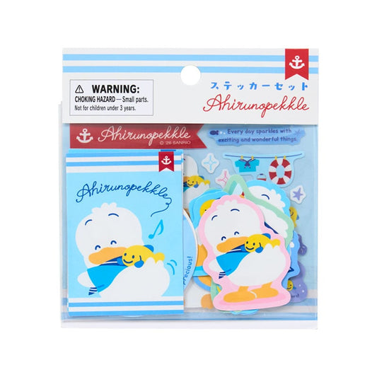 "Sanrio Pekkle & Pitch Summer Days" Stickers Set