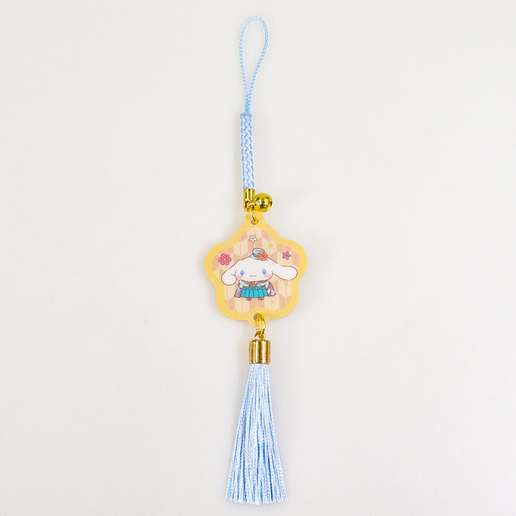 [CINNAMOROLL] "Sanrio Japanese Heart Romance" Netsuke Acrylic Keychain