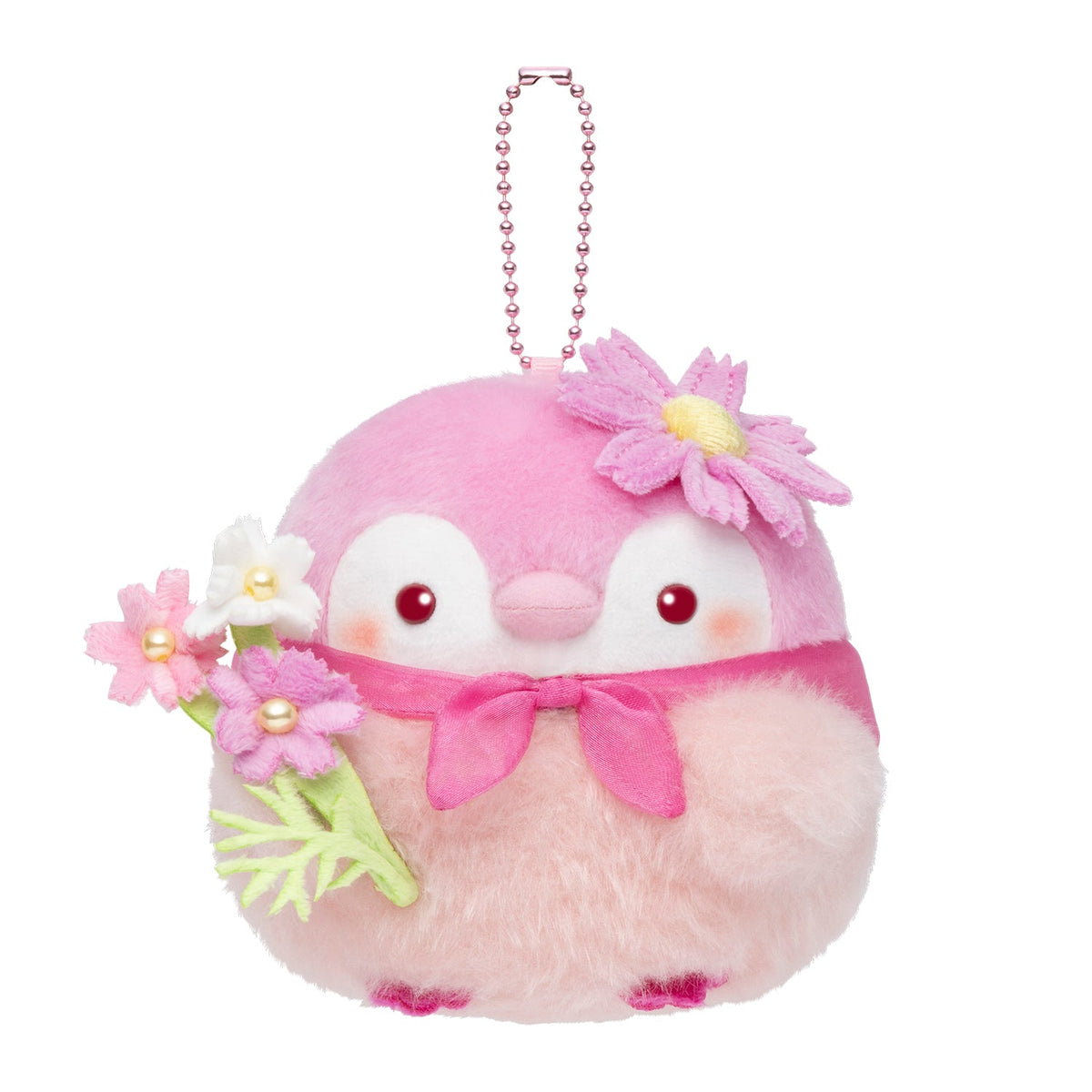 [PINK COSMOS] "Koupenchan Flower" Plush Keychain