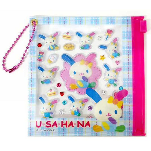 [USAHANA] "Sanrio" Mini Deco Stickers and Pouch