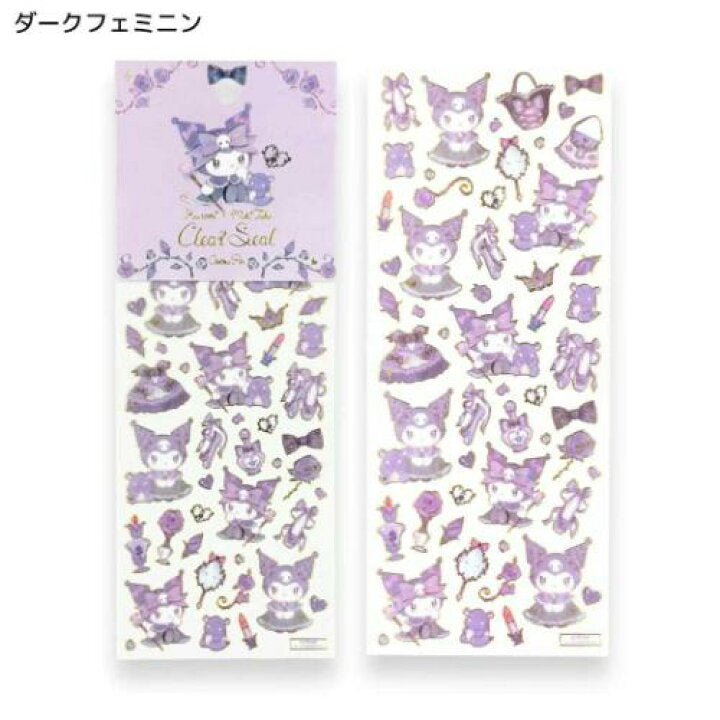 [KUROMI] "Sanrio x Miki Takei" Clear Sticker Sheet