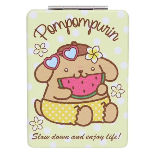 [POMPOMPURIN] "Sanrio Tropical Gal" Folding Mirror