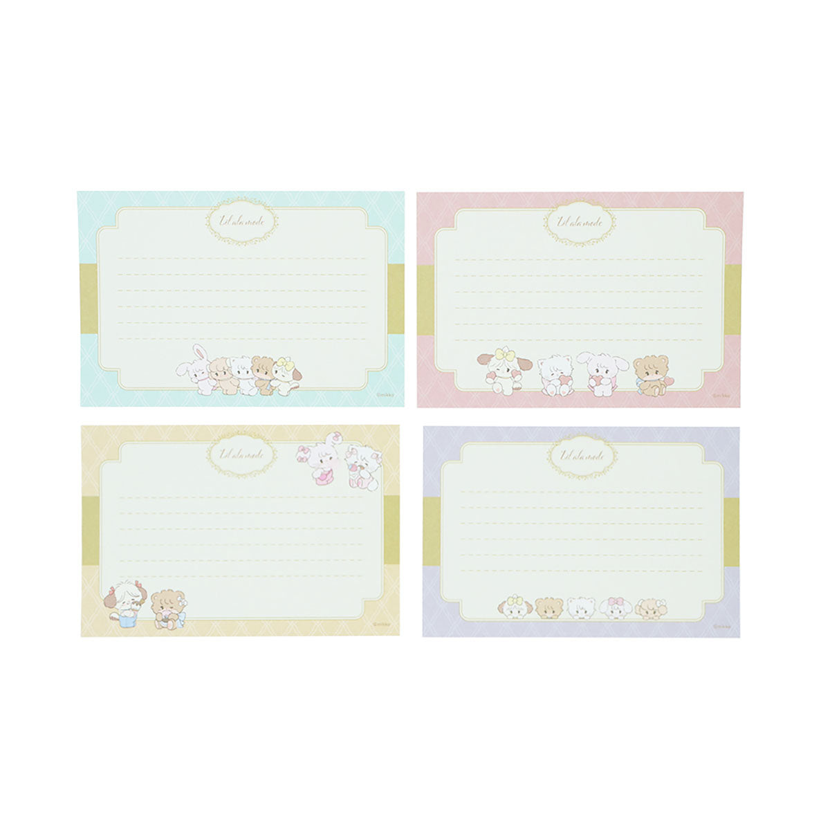 [MINT] "Mikko Illustrations" Letter Set