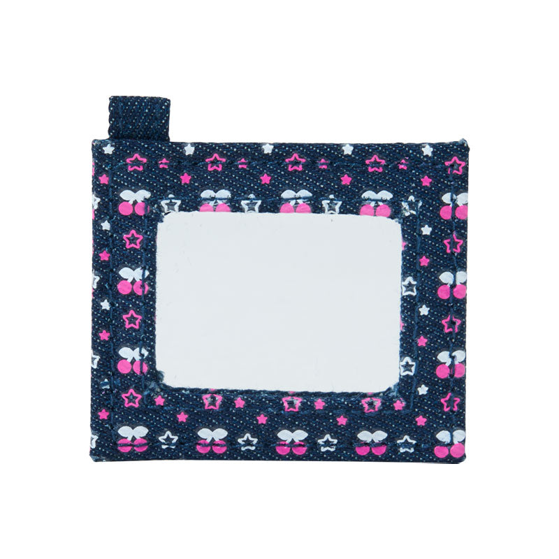 [HELLO KITTY] "Sanrio Heart Pounding Heisei Girls" Denim Pouch