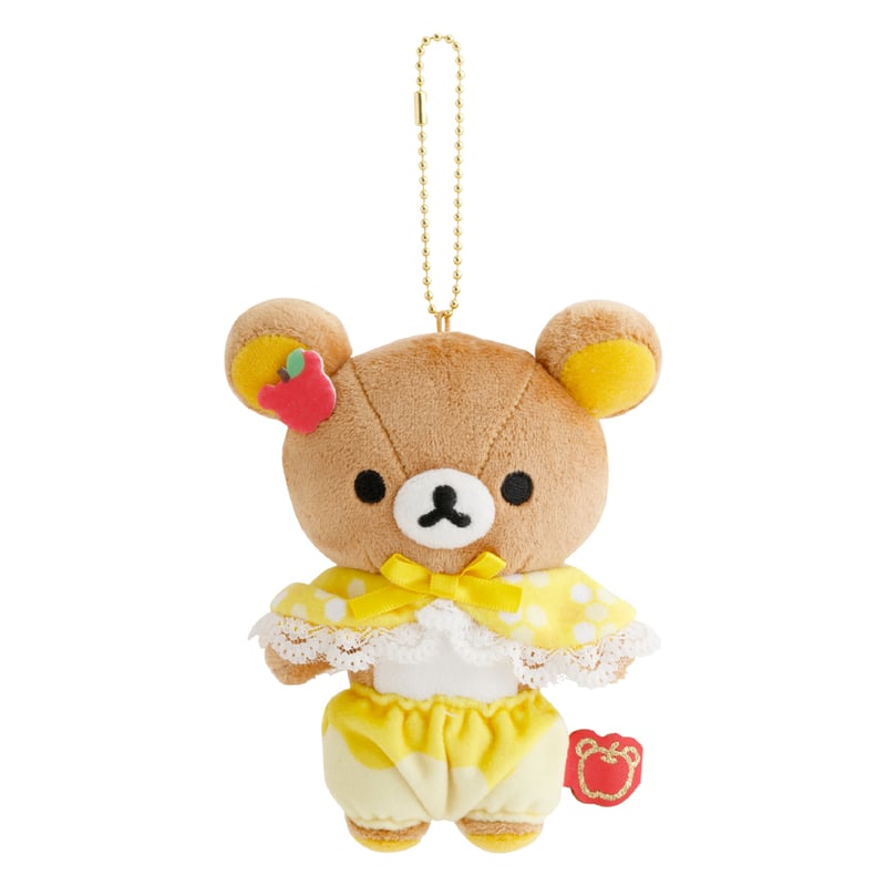 [RILAKKUMA] "Chairoikoguma Honey Exploration Team" Plush Keychain