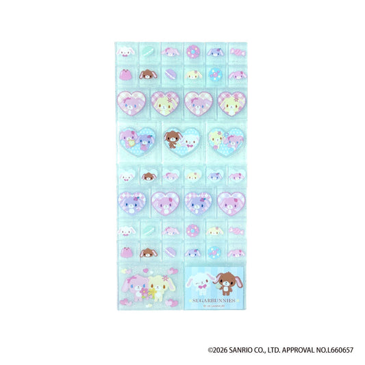 [BLUE] "Sugarbunnies" Tile Sticker Sheet