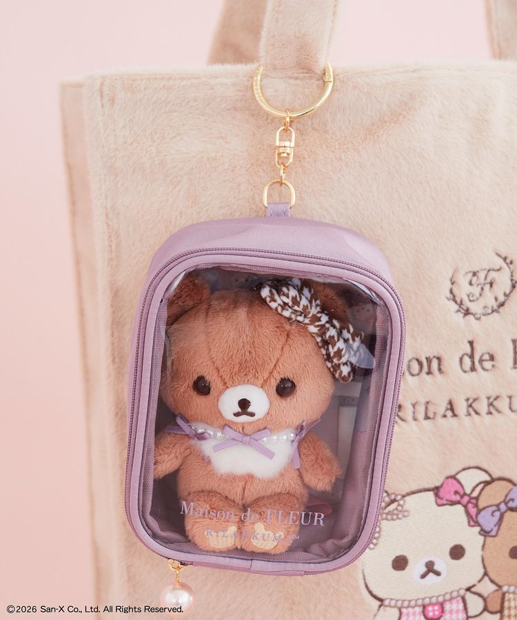 [PINK] "Maison de FLEUR x Rilakkuma" Window Pouch
