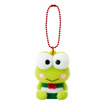 [KEROPPI] "Sanrio Flocked" Keychain