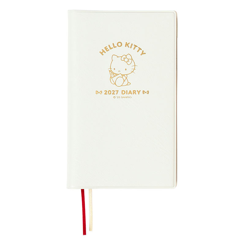 [HELLO KITTY] "Sanrio" 2027 A6 Slim Diary Planner