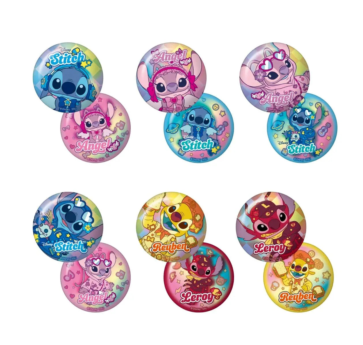 KUJI TICKET: "Stitch Colorful Kawaii"