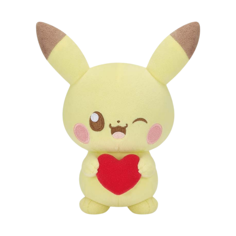 [PIKACHU] "Pokemon Poke Peace Mellow Heart" Plush