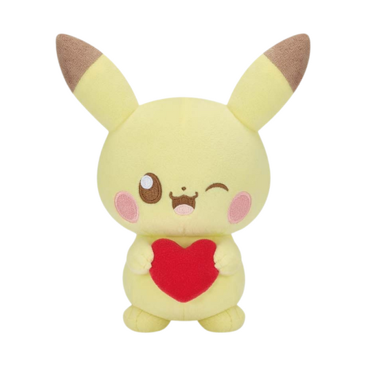 [PIKACHU] "Pokemon Poke Peace Mellow Heart" Plush