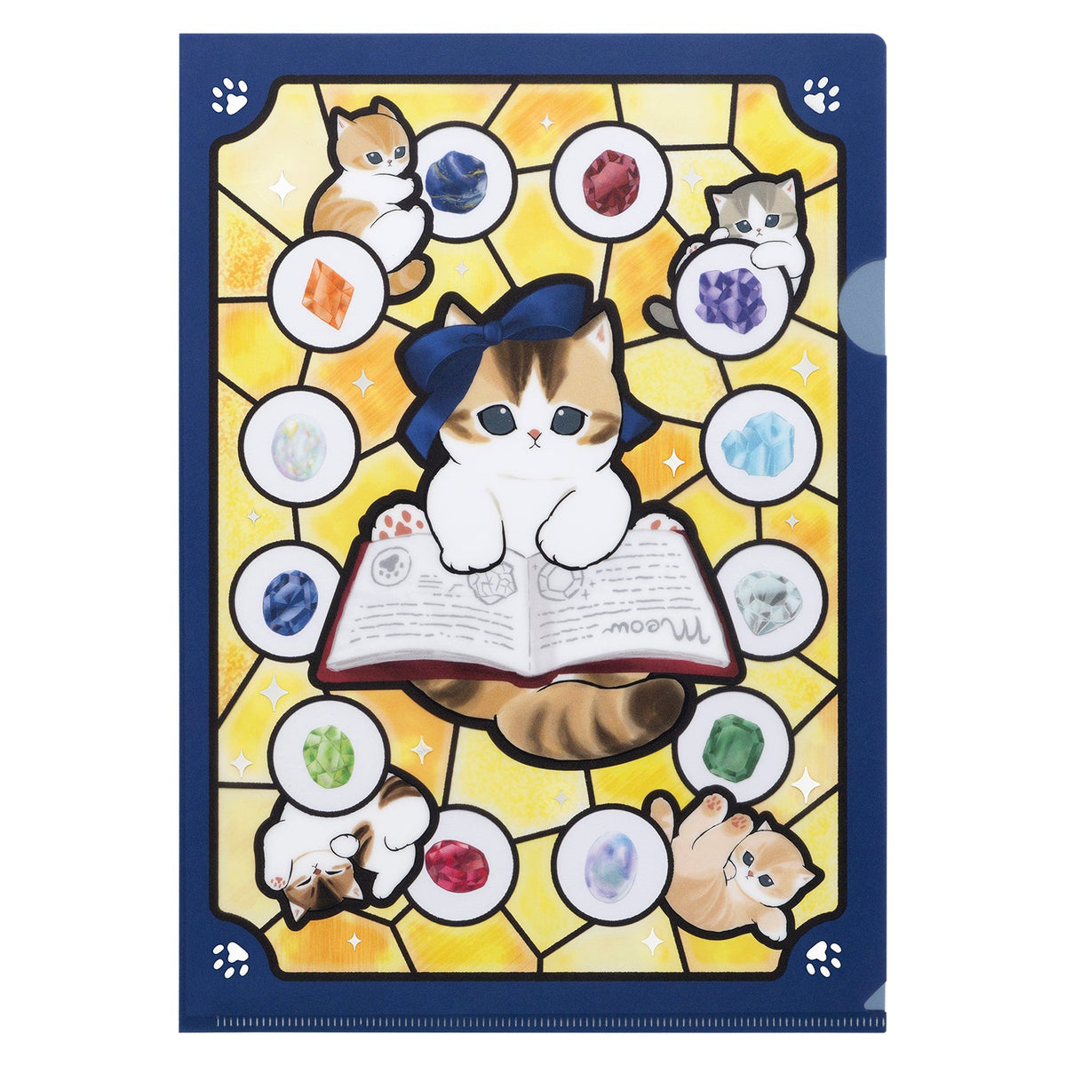 [STAINED GLASS] "Mofusand Nyantique" File Folder