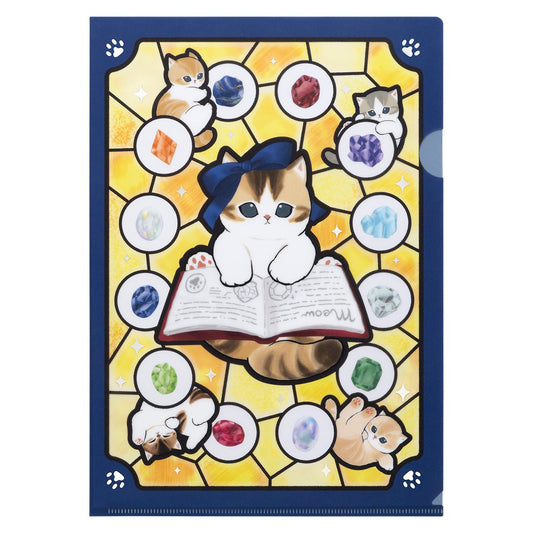 [STAINED GLASS] "Mofusand Nyantique" File Folder