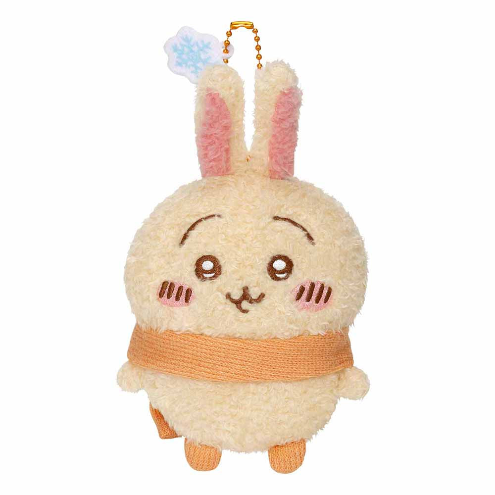[USAGI] "Chiikawa Warm Outfit" Plush Keychain