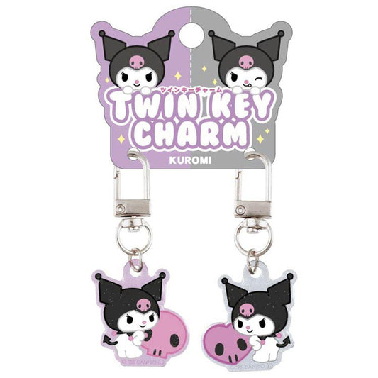 [KUROMI] "Sanrio" Twin Key Charm