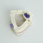 [BLUEBERRY / TRIANGLE] "NOTBUNNY Cake Doll" Pouch