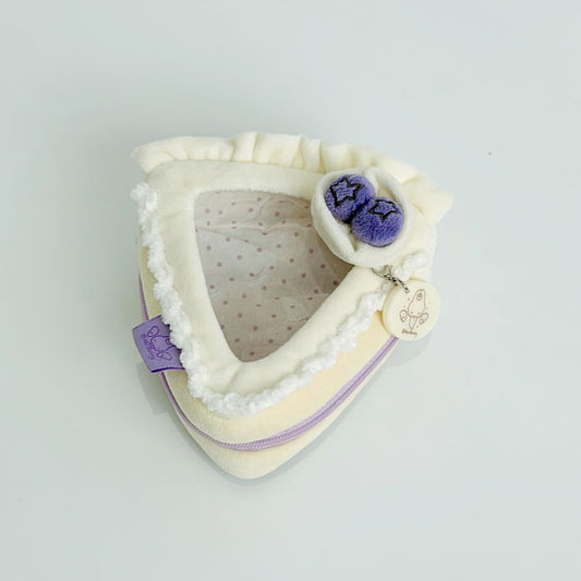 [BLUEBERRY / TRIANGLE] "NOTBUNNY Cake Doll" Pouch