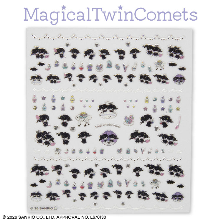 "THANKYOUMART x Magical Twin Comets" Nail Stickers