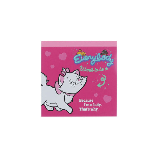 [MARIE / ARISTOCATS] "Disney Kawaii Little Buddy" Square Memo