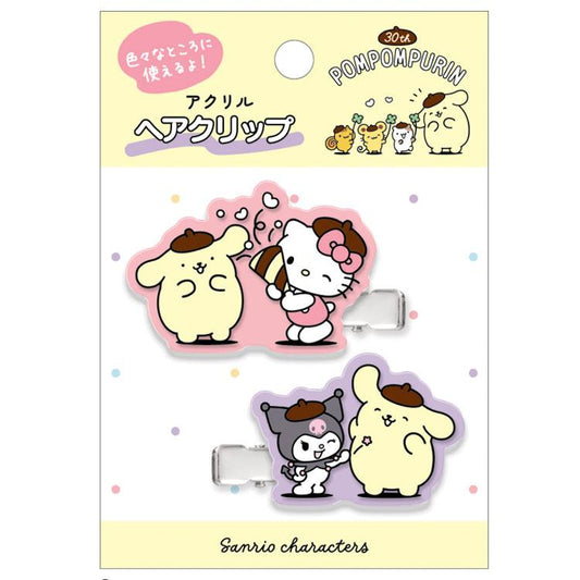 [WHITE] "Pompompurin 30th Anniversary" Hair Clip