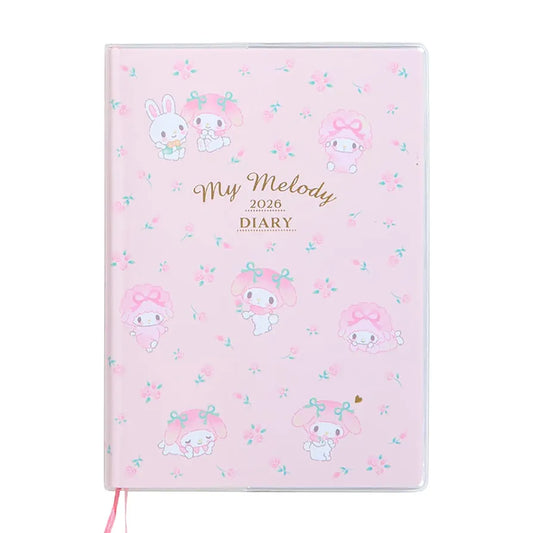 [MY MELODY / FLOWERS] "Sanrio 2026" B6 Block Schedule Planner