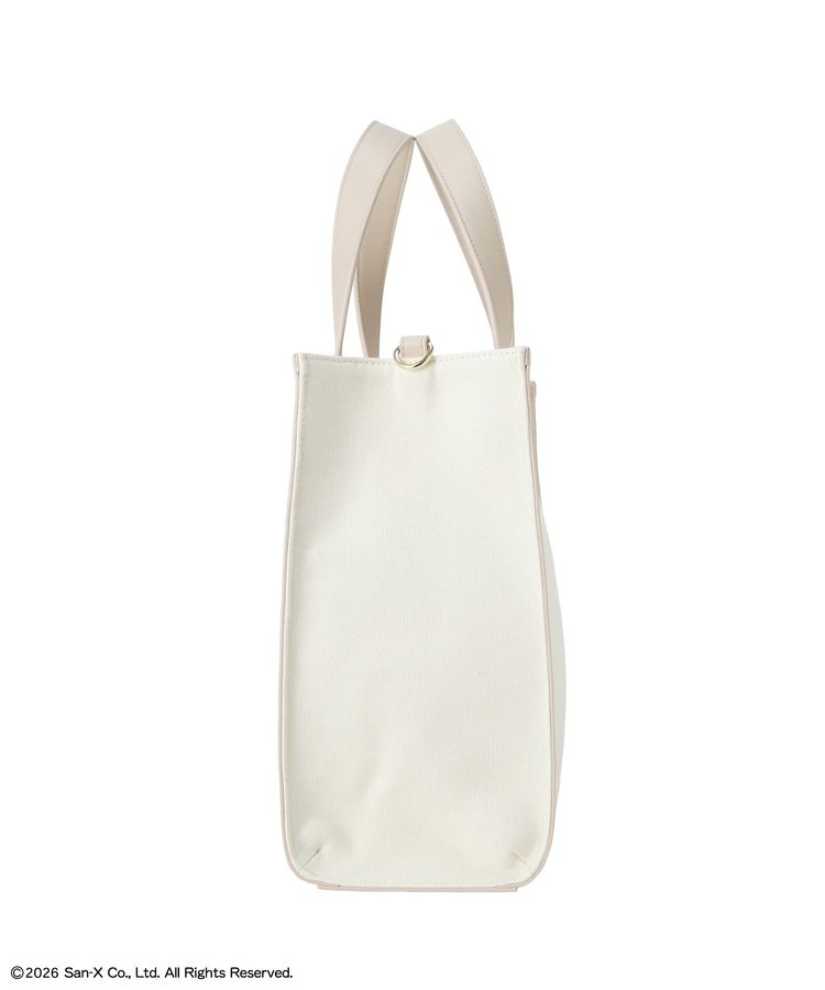 "Maison de FLEUR x Rilakkuma" Canvas 2 Way Square Tote Bag