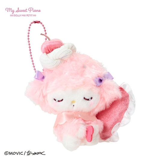 [MY SWEET PIANO / SLEEPING] "My Melody & My Sweet Piano DOLLY MIX PETIT" Plush Keychain