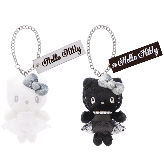 [MONOCHROME] "USJ Hello Kitty" Pair Plush Keychain